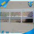 Custom hologram scratch card lottery fabricantes, scratch off rolo de etiquetas